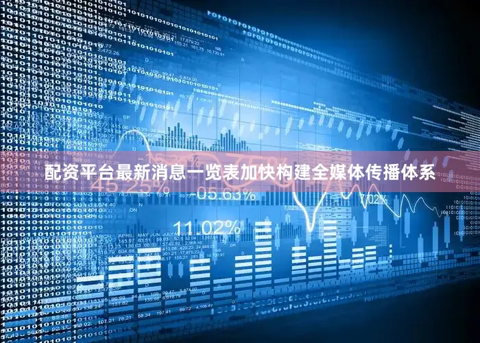 配资平台最新消息一览表加快构建全媒体传播体系