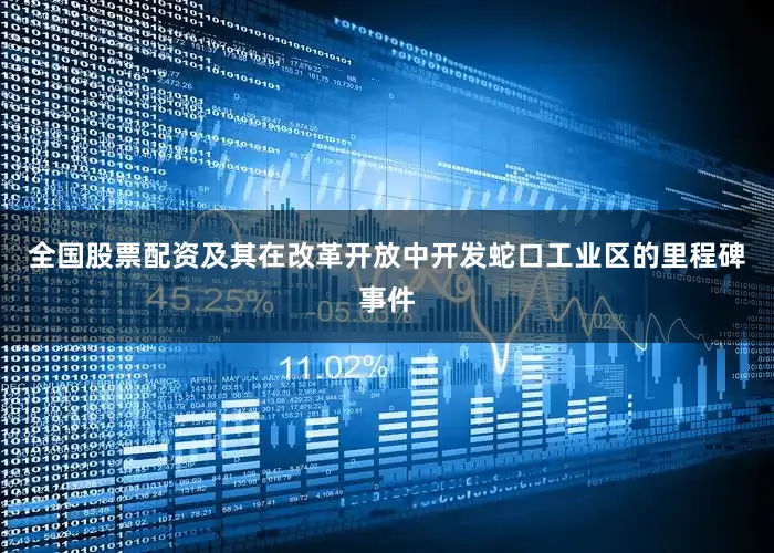 全国股票配资及其在改革开放中开发蛇口工业区的里程碑事件