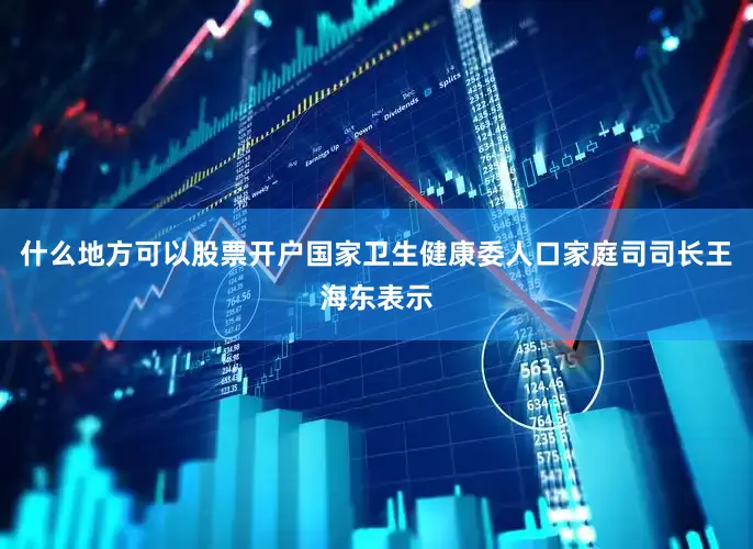 什么地方可以股票开户国家卫生健康委人口家庭司司长王海东表示
