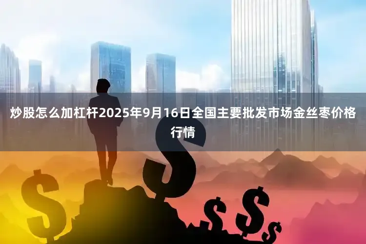 炒股怎么加杠杆2025年9月16日全国主要批发市场金丝枣价格行情